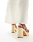 Фото #4 товара French Connection block heel sandals in tan