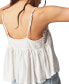 Фото #2 товара Women's Kayla Lace Trim Sleeveless Cotton Top