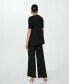 ფოტო #2 პროდუქტის Women's Fluid Pleated Trousers