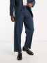 Фото #1 товара New Look relaxed fit suit trousers in dark blue
