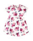 ფოტო #2 პროდუქტის Baby Girls Cotton Long-Sleeve Dresses 2pk, Blush Floral