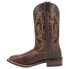 Laredo Lockhart Studded Embroidered Square Toe Cowboy Womens Brown Casual Boots 10 - фото #3