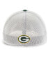 Фото #2 товара Men's Green Green Bay Packers Leather Head Flex Hat