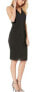 Фото #3 товара Платье Женское Bebe 294345 с блестками и стразами на шее, миди, черное, размер 10