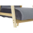 Armchair DKD Home Decor 8424001802159 62 x 70 x 76 cm Natural Grey MDF Wood