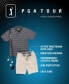 ფოტო #3 პროდუქტის Men's Big & Tall Flat Front Active Waistband Golf Shorts