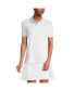 Women's School Uniform Tall Short Sleeve Mesh Polo Shirt