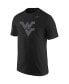 Фото #3 товара Men's Black West Virginia Mountaineers Logo Color Pop T-shirt
