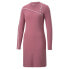Puma Bmw Mms Long Sleeve T-Shirt Dress Womens Purple Casual 53590005