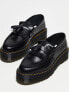 Dr Martens Adrian quad loafers in black smooth leather