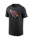 Фото #3 товара Men's Black Arizona Cardinals Primary Logo T-shirt