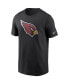 ფოტო #3 პროდუქტის Men's Black Arizona Cardinals Primary Logo T-shirt