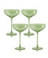 Фото #2 товара Сет из 4 стаканов Qualia Glass Carnival Coupe вместимостью 13 унций