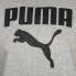 Фото #3 товара Puma Framed Up Logo Hoodie & Tall Mens Grey Casual Outerwear 67807403