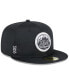 Men's Black New York Mets 2024 Clubhouse 59FIFTY Fitted Hat