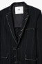 Фото #15 товара Новая модель мужского пиджака ZARA - полосатый, лимитированное издание