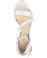 ფოტო #4 პროდუქტის Women's Rayli Bridal Ankle-Strap Dress Sandals