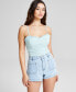 ფოტო #1 პროდუქტის Women's Sweetheart-Neck Sleeveless Woven Bodysuit, Created for Macy's