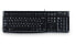 Фото #3 товара Logitech K120 Corded Keyboard - Full-size (100%) - Wired - USB - QWERTZ - Black