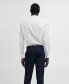 ფოტო #3 პროდუქტის Men's Slim-Fit Textured Cotton Dress Shirt