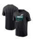 ფოტო #1 პროდუქტის Men's Black Philadelphia Eagles 2022 NFC East Division Champions Locker Room Trophy Collection T-shirt