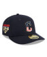 Фото #1 товара Men's Navy Cleveland Guardians 2023 Fourth of July Low Profile 59FIFTY Fitted Hat