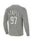 Men's NFL X Staple Gray Las Vegas Raiders Core Long Sleeve Jersey Style T-shirt Серый, S - фото #4