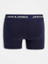 Фото #5 товара Jack & Jones 3 pack trunks with contrast waistband