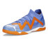 Фото #2 товара Puma Future Match Indoor Training Soccer Mens Blue, Orange Sneakers Athletic Sho