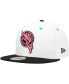 Головной убор мужской New Era Florida Marlins Cooperstown Collection Neon Eye 59FIFTY белый 7 1/4 - фото #4