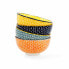 Фото #1 товара Набор мисок Quid Pippa Закуска керамический разноцветный (11 см) (4 шт)