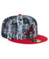 Фото #4 товара Men's Black Atlanta Braves Sands 59FIFTY Fitted Hat