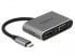 Фото #4 товара Delock 64074 - USB 3.2 Gen 1 (3.1 Gen 1) Type-C - 87 W - Grey - HDMI - USB 3.2 Gen 1 (3.1 Gen 1) Type-A - USB 3.2 Gen 1 (3.1 Gen 1) Type-C - VGA - Metal - China