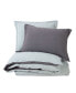 Фото #7 товара Ultra Soft Valatie Cotton Garment Washed Dyed Reversible 3 Piece Duvet Cover Set, California King