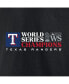 Фото #2 товара Men's Black Texas Rangers 2023 World Series Champions Milestone Schedule T-shirt