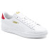 Фото #2 товара Puma Smash V2 Leather Lace Up Mens White Sneakers Casual Shoes 365215-17