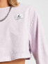 Фото #2 товара Jordan Flight crop long sleeve top in washed lilac