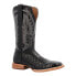 Фото #2 товара Durango Prca Collection Caiman Belly Embroidered Square Toe Cowboy Mens Black D