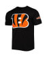 Фото #4 товара Men's Black Cincinnati Bengals Mash Up T-shirt