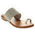 VANELi Yarn Womens Silver Casual Sandals 310259