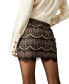 Фото #2 товара Women's Zoey Lace Ruched Mini Skirt