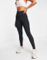 Nike Training One Dri-FIT high rise sculpt leggings in black Черный, XS - фото #4