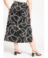 Фото #3 товара Plus Size Embroidered Midi Skirt