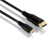 Фото #1 товара PureLink PI1300-030 - 3 m - HDMI Type D (Micro) - HDMI Type A (Standard) - 3D - Black