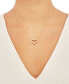 ფოტო #4 პროდუქტის Diamond Heart Pendant Necklace (1/2 ct. t.w.) in 14k White or Yellow Gold, WEAR IT BOTH WAYS