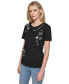 ფოტო #3 პროდუქტის Women's Embroidered Motif T-Shirt