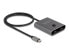 Фото #1 товара Delock 11500 - USB 3.2 Gen 2 (3.1 Gen 2) Type-C - USB 3.2 Gen 2 (3.1 Gen 2) Type-C - 10000 Mbit/s - 144 Hz - 3840 x 2160 - 7680 x 4320 - 1620p - 4320p