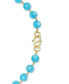 ფოტო #2 პროდუქტის Gold-Tone Mixed Bead 18" Collar Necklace