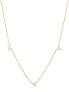 Фото #1 товара ANIA HAIE NAU007-02YG Afterglow Ladies necklace with white sapphire Gold 14K, adjustable