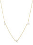 ANIA HAIE NAU007-02YG Afterglow Ladies necklace with white sapphire Gold 14K, adjustable